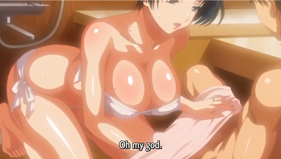 Stepson creams her hentai pussy fucks his busty nurse stepmom