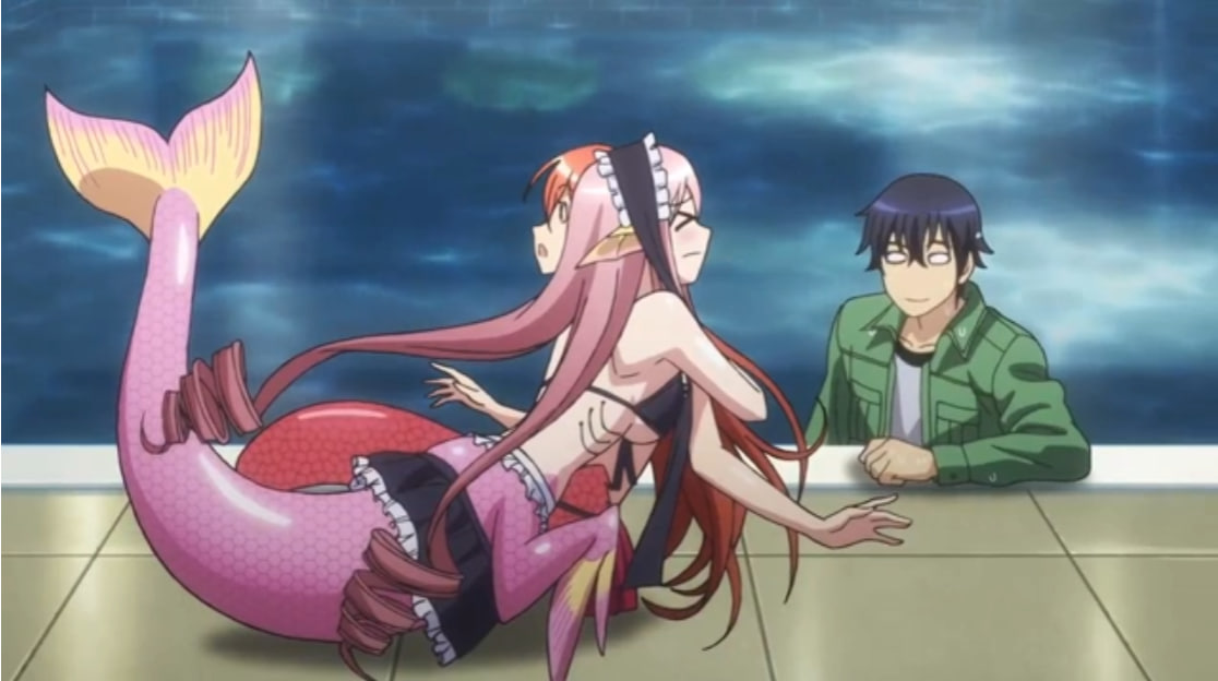 Teen guy fucks hot mermaid