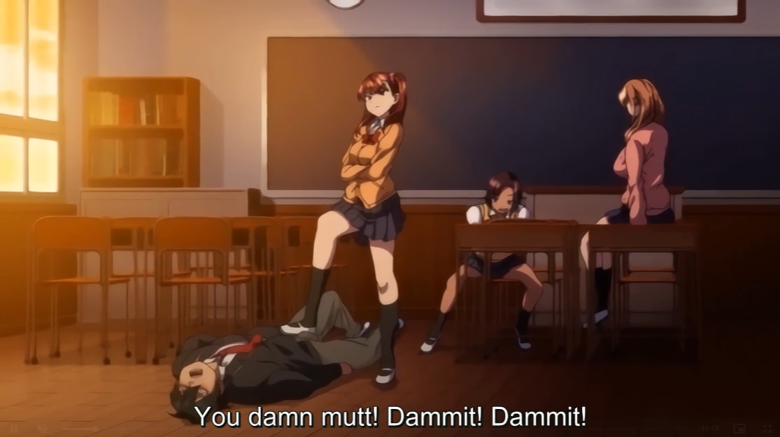 Schoolgirls group fucked after hypnosis