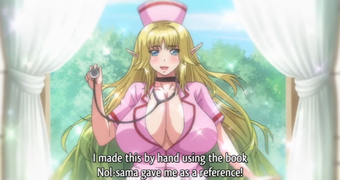 Huge titty elves beg for human cock in forest orgy