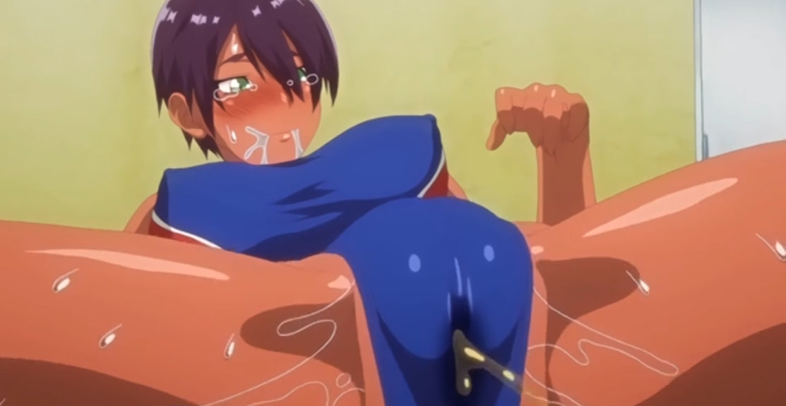 Dirty coach rough fucks athletic anime girl in locker room