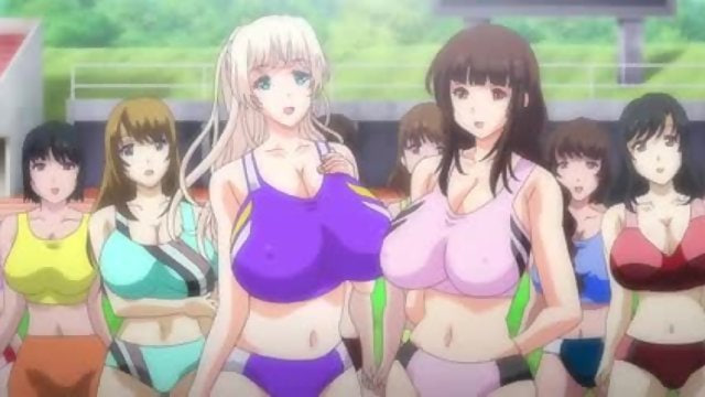 Busty anime sports girls get semen up their ass