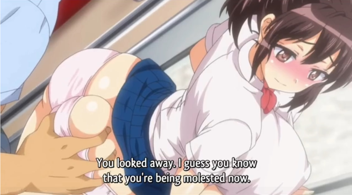 Schoolgirl’s Exciting Encounter on a Public Train