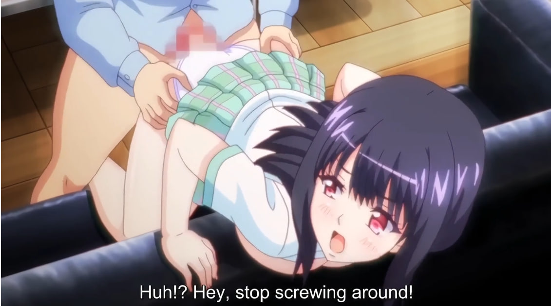 Sensei fucks virgin schoolgirl while hentai girl watches