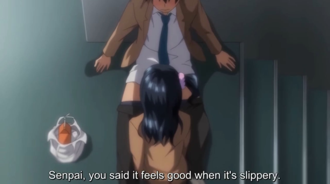 Schoolgirl loses virginity with hot creampie on school stairs